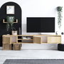 Hanah Home Mueble de TV Heka Roble Zafiro